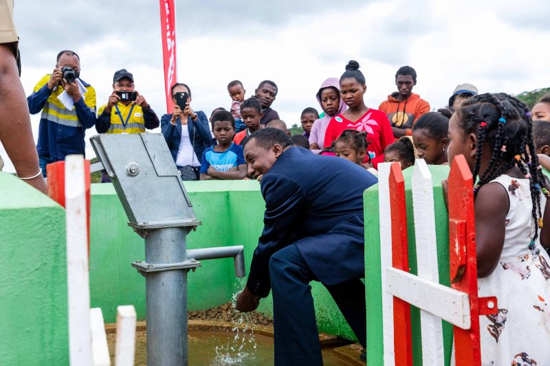 Ambatovy provides drinking water to over 450 people living around the ...